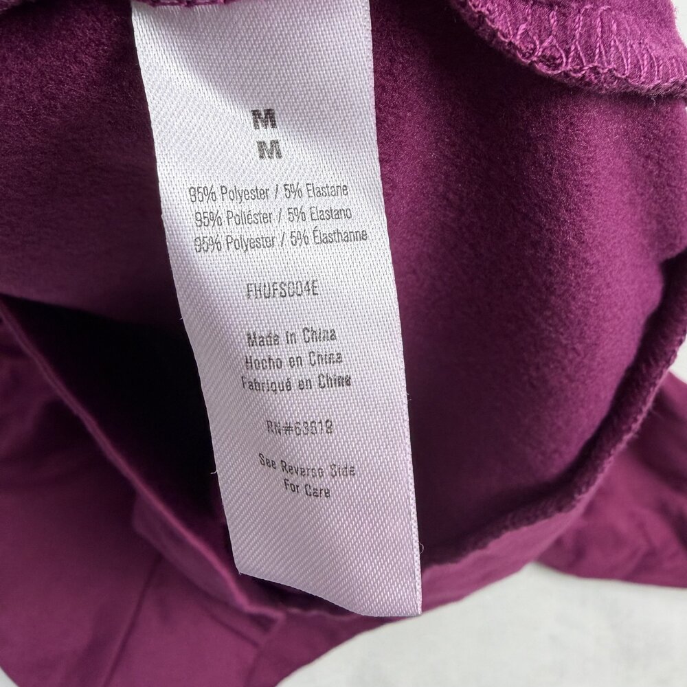 Hurley Women's Lightweight Cropped Hoodie Pullover M Plum - Picture 5 of 10